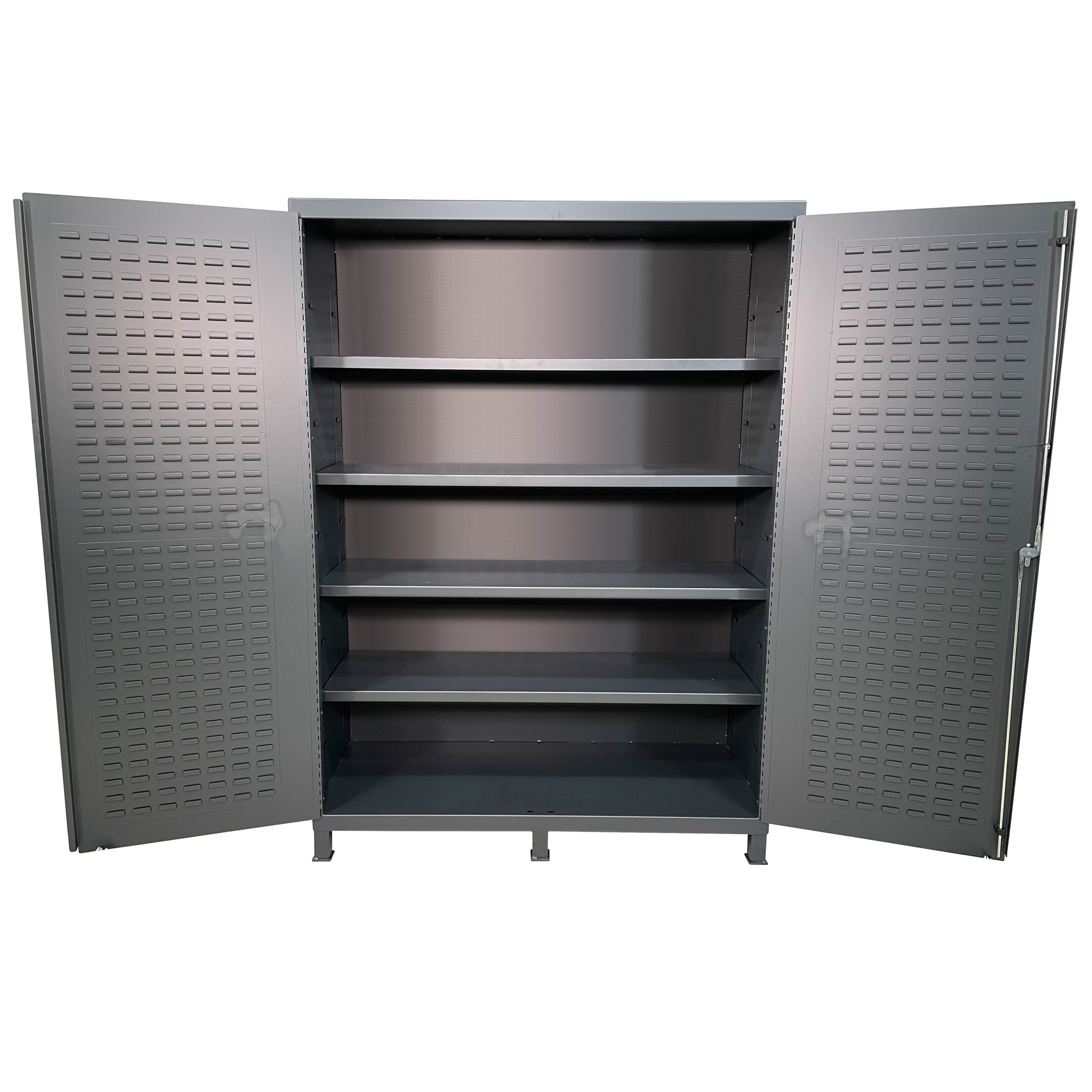 Valley Craft, Bin Shelf Cabinet, Height 84 in, Width 60 in, Model# F89117
